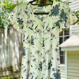 Vintage Amy Too! Little Girls floral dress size 8